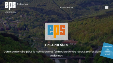 Page d'accueil du site : EPS Ardennes