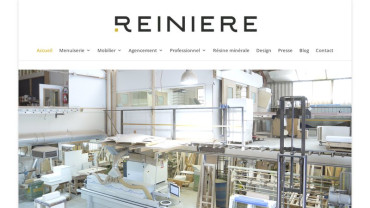 Page d'accueil du site : La Réinière