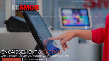 Page d'accueil du site : SMOB