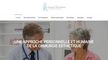 Page d'accueil du site : Docteur duchateau