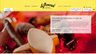 Page d'accueil du site : Le Provençal