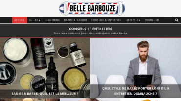 Page d'accueil du site : Bellebarbouze