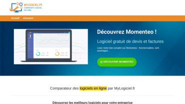Page d'accueil du site : MyLogiciel.fr