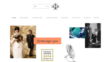 Page d'accueil du site : DJ love-and-song
