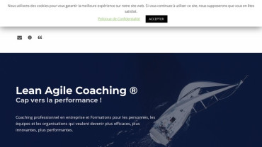 Page d'accueil du site : Digit'Agile
