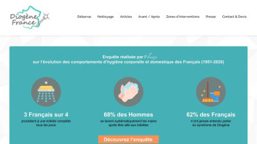 Page d'accueil du site : Diogène France