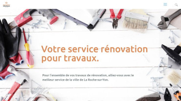 Page d'accueil du site : Décoration Intérieure Vendée