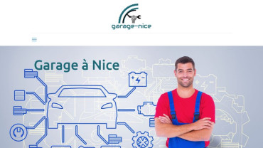 Page d'accueil du site : Garage Nice