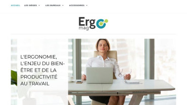 Page d'accueil du site : Ergomag