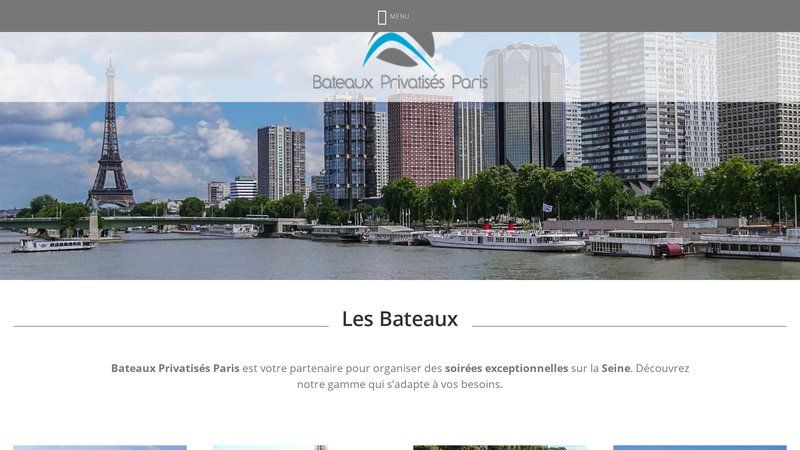Bateaux privatisés Paris