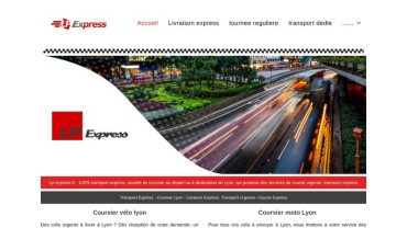 Page d'accueil du site : LP Express