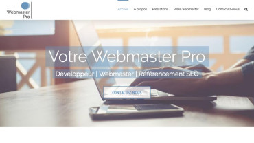 Page d'accueil du site : Votre Webmaster Pro