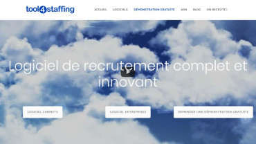 Page d'accueil du site : Tool4staffing