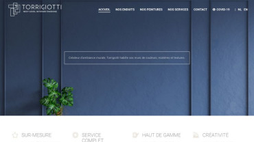 Page d'accueil du site : Torrigiotti