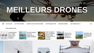 Page d'accueil du site : Meilleurs Drones