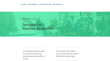 Page d'accueil du site : Dynamiques Collectives