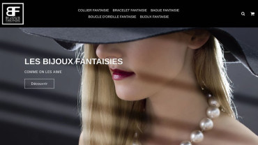 Page d'accueil du site : bijoux-fantaisie.shop