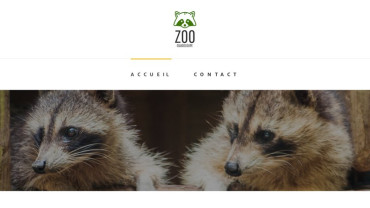 Page d'accueil du site : Zoo Guadeloupe