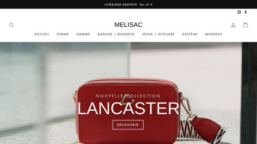Page d'accueil du site : MELISAC