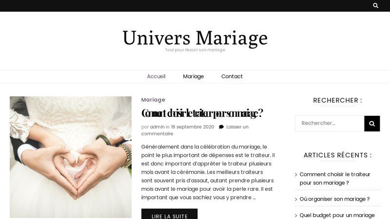 Univers Mariage