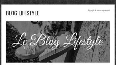 Page d'accueil du site : Blog Lifestyle