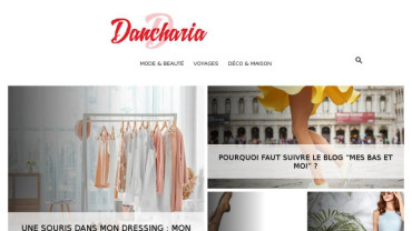 Page d'accueil du site : Dancharia