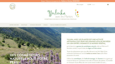 Page d'accueil du site : Yuluka 