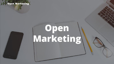 Page d'accueil du site : Open Marketing