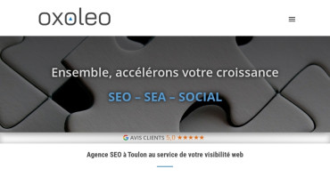 Page d'accueil du site : Oxoleo