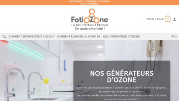 Page d'accueil du site : Fotiozone