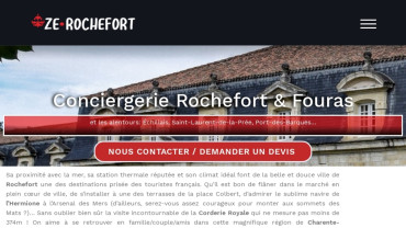 Page d'accueil du site : Ze-Rochefort