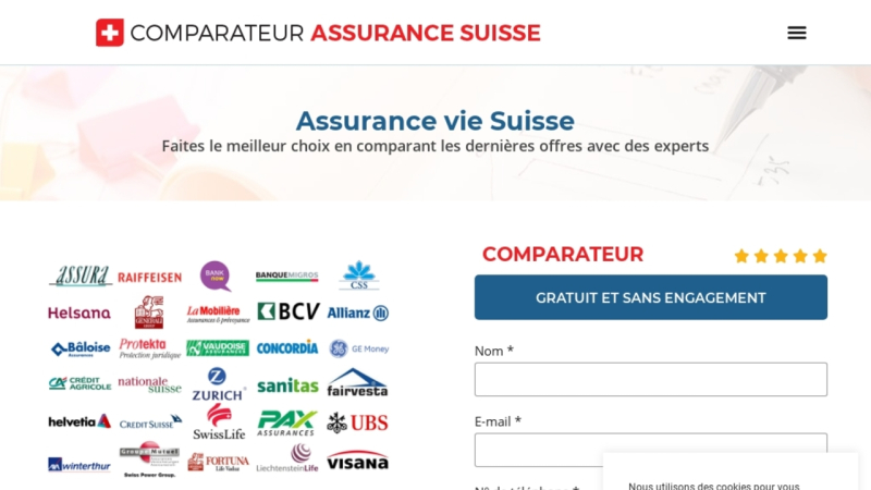 Comparateur Assurance Vie Suisse