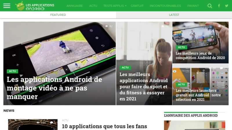 Les applications Android