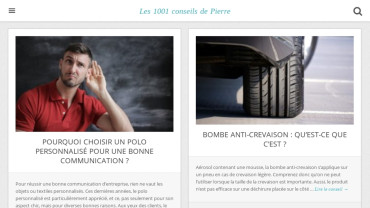 Page d'accueil du site : Pierre Morange