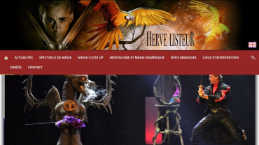 Page d'accueil du site : Hervé Listeur
