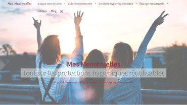 Page d'accueil du site : Mes menstruelles