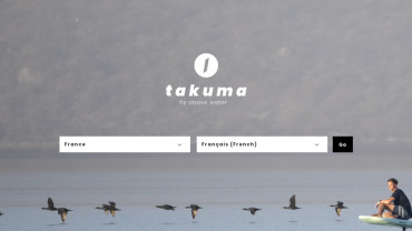 Page d'accueil du site : Takuma