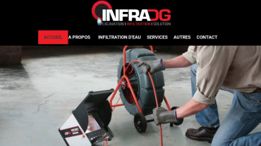 Page d'accueil du site : Infra DG