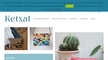 Page d'accueil du site : Ketzal