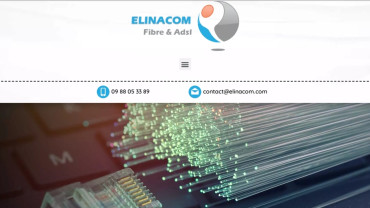 Page d'accueil du site : ELinacom