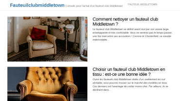 Page d'accueil du site : Fauteuil Middletown 