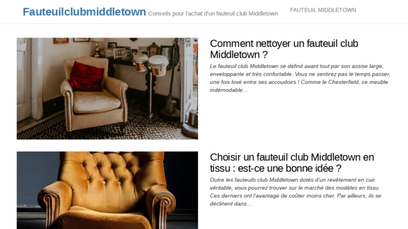 Fauteuil Middletown 