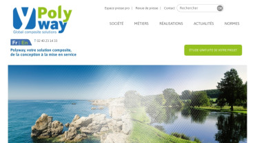 Page d'accueil du site : Polyway