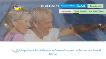 Page d'accueil du site : Pascal Béziat