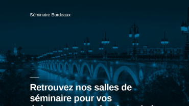 Page d'accueil du site : Seminaire Bordeaux 