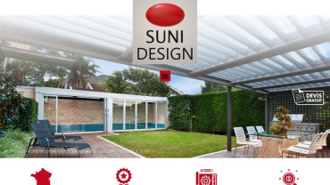 Page d'accueil du site : Suni Design