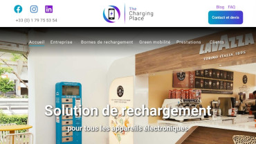 Page d'accueil du site : The Charging Place