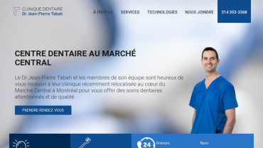Page d'accueil du site : Dr Jean-Pierre Tabah
