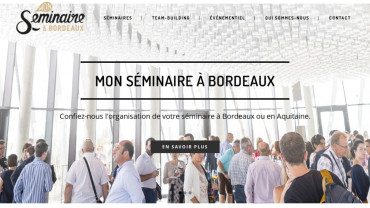 Page d'accueil du site : Mon Séminaire à Bordeaux 