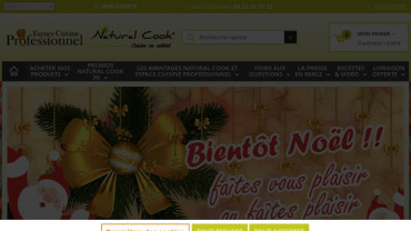 Page d'accueil du site : Natural Cook